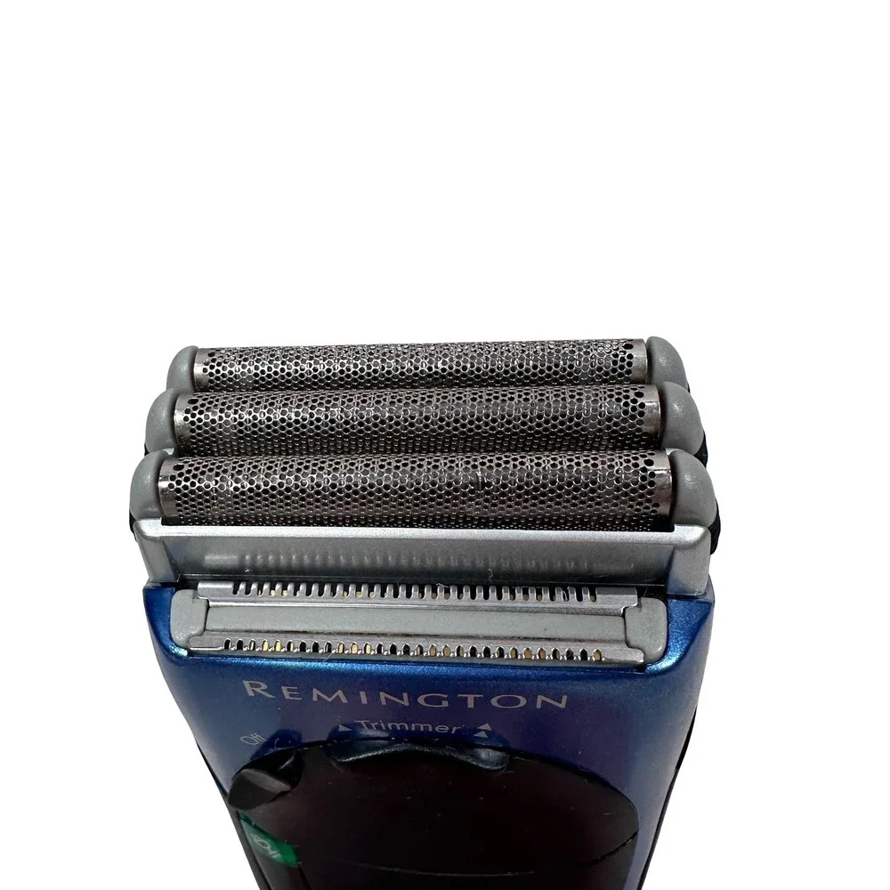 Remington MS3 1700 Titanium Electric Shaver Washable Cordless Razor Blue Gray